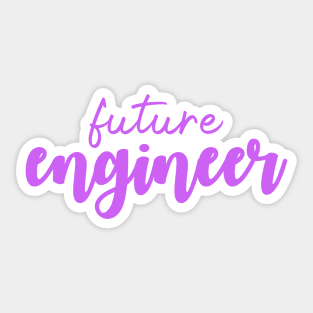 Future Engineer - Purple Sticker